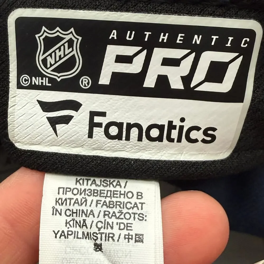 Fanatics St Louis Blues Authentic Pro Snapback Hat NHL Navy Gold Flat Bill